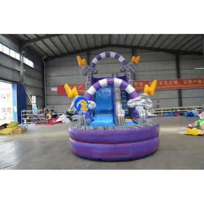 オーダーメイド ロゴ 子供 遊び場 空気 充填 充気水スライド ユニセックス