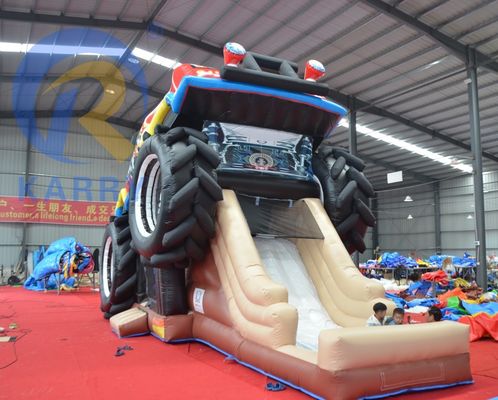 0.55mm PVC 充氣式 スライド ジャンピング トイ アウトドア 城 遊戯 公園