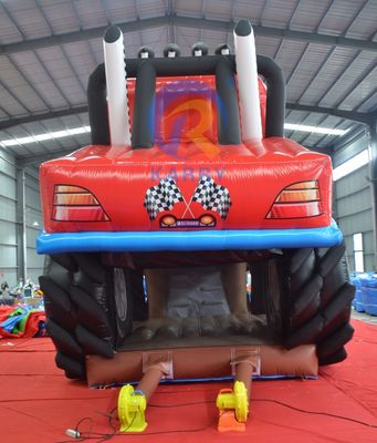0.55mm PVC 充氣式 スライド ジャンピング トイ アウトドア 城 遊戯 公園