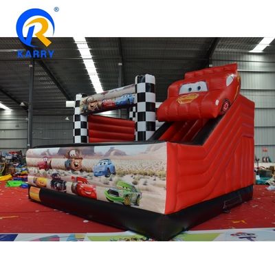 カスタムロゴ ショッピングモールの設備と子供たちの屋外遊びのための受け入れられる跳躍城スライド