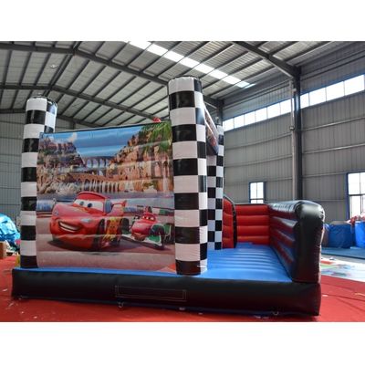 カスタムロゴ ショッピングモールの設備と子供たちの屋外遊びのための受け入れられる跳躍城スライド