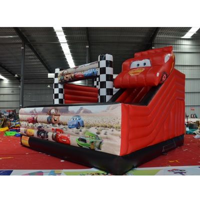カスタムロゴ ショッピングモールの設備と子供たちの屋外遊びのための受け入れられる跳躍城スライド