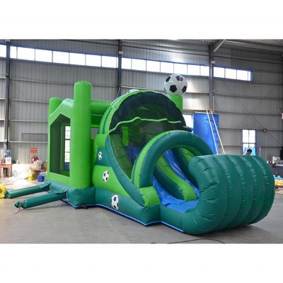 ホーム / ビジネス PVC 弾性 足球選手 城 跳ね返り屋 充気式 ロールアップ スライド