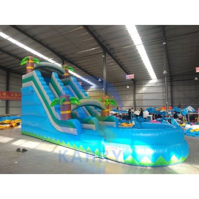 最大容量 500kg以上 充気式 商用品 ブルーウォータースライド