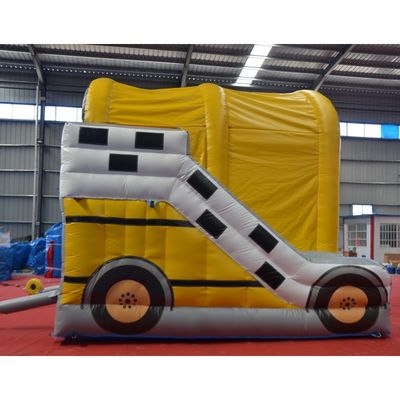 海/空運 子供用のスライドカスタムロゴの充電式ジャンプキャッスル