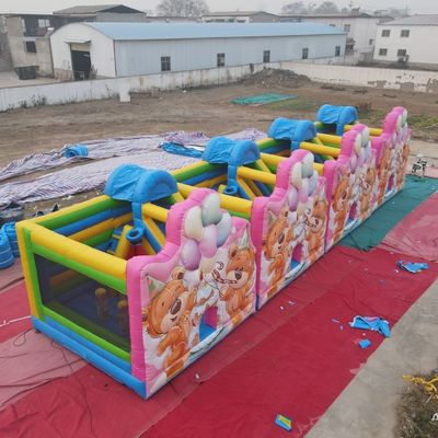 人気デザイン バースデーベア 充気バウンサー パーティーのイベントで子供たちのジャンプ楽しさ