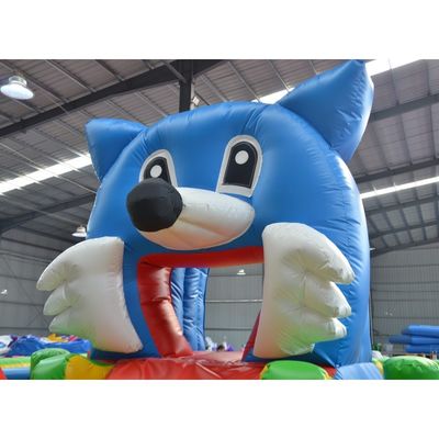 遊園地 楽しい街 トムとジェリーのテーマの充気式跳ね返り屋 OEM受付