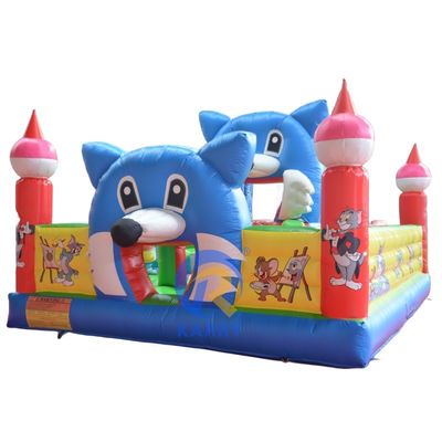 イベント パーソナライズされたPVCアミューズメントパーク 子供と大人のための充気遊び場
