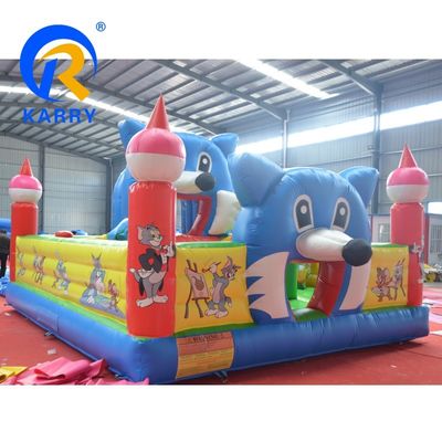イベント パーソナライズされたPVCアミューズメントパーク 子供と大人のための充気遊び場