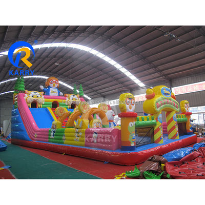 充気式Fun City ジャンピング ボンチキャッスル スライド コンボ 最大容量 &lt;100kg