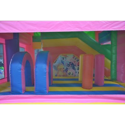 子供のお気に入りの 吹き込みバウンサー スライド コンボ 吹き込みバウンサー ユニコーンテーマ