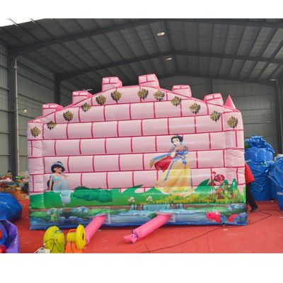 吹風機も入ってる 子供のプリンセス 商業用PVC 充電式バウンサー 跳び城