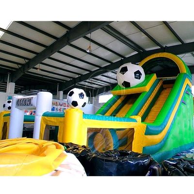 フットボールスライド 商業用 膨張式 濡れ乾燥 スライド 子供 の 屋外 や 屋内 遊び