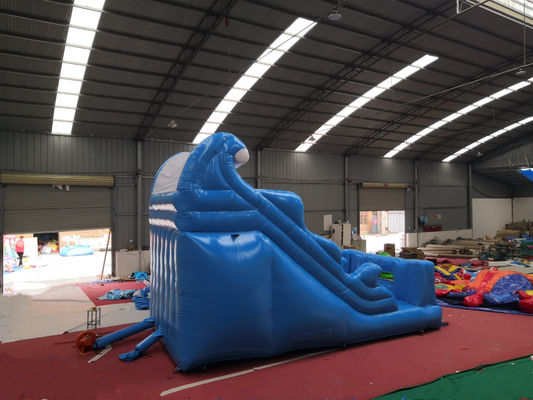 商業用 プールと空気吹風器で充電可能な湿滑り スライド 子供に優しいバウンサーキャッスル