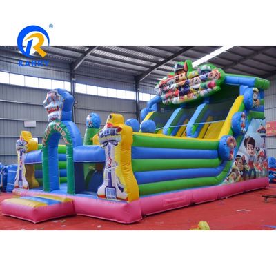 パウドッグパトロールテーマパーク コンボキャッスル 充気バウンサー