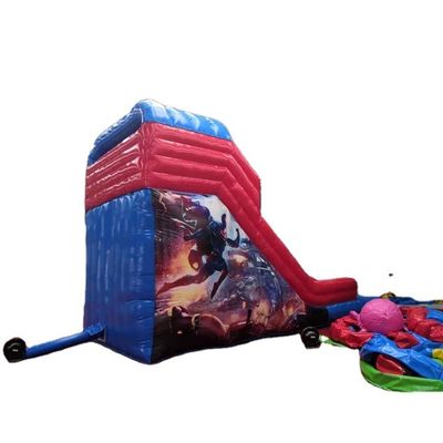 プラトン PVC タンカー 素材 特徴 大型 スパイダーマン 膨らませられるバウンサー ドライスライド