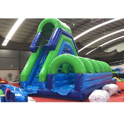 5*11*6m 膨らませられる水スライド ボンサー コンボ プールと階段