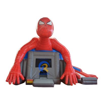 14年ぶりのスパイダーマン 膨らませられるバウンサー 滑り台付きのジャンプ城