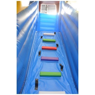 0.55mm PVC タンパウリン 充気式 跳ね返る城 鉱山/工芸 遊び場 子供向け