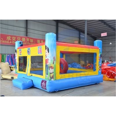 ポータブル PVC 子供 の 娯楽 跳ね回る トランポリン 滑り台 と し て 膨らませる 跳ね回る 城