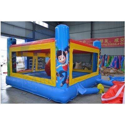 ポータブル PVC 子供 の 娯楽 跳ね回る トランポリン 滑り台 と し て 膨らませる 跳ね回る 城