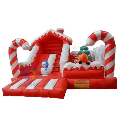 クリスマスのスライド付き 充電式バウンサー パーティーのレンタルビジネスに革命を起こす