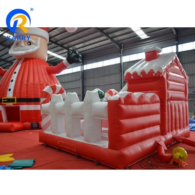 カスタマイズされたカラー 充電式 クリスマス ジャンピング ボンサー ハウス キッズ パフォーマンス