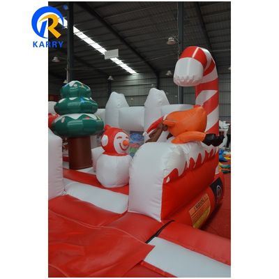カスタマイズされたカラー 充電式 クリスマス ジャンピング ボンサー ハウス キッズ パフォーマンス