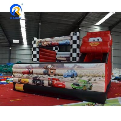 5*5m レッドレーシングカー コンボ カッスル スライド 充電式 ボンシング ボンサー コンボと効率性