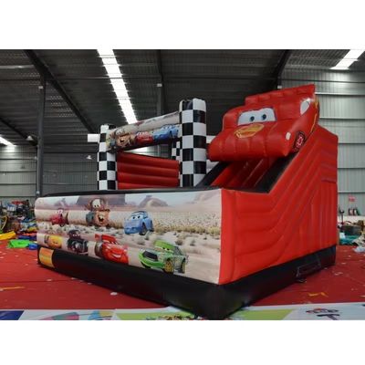 5*5m レッドレーシングカー コンボ カッスル スライド 充電式 ボンシング ボンサー コンボと効率性