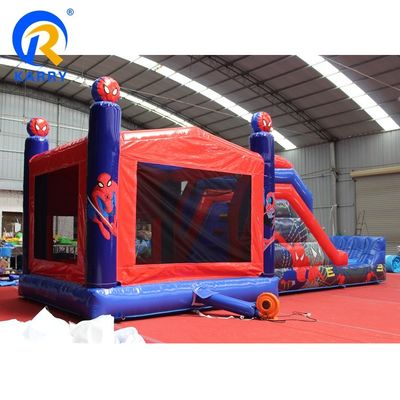 カスタマイズされたカラー 充気式ジャンプキャッスル スパイダーマン スライドコンボ付き ボンチキャッスル