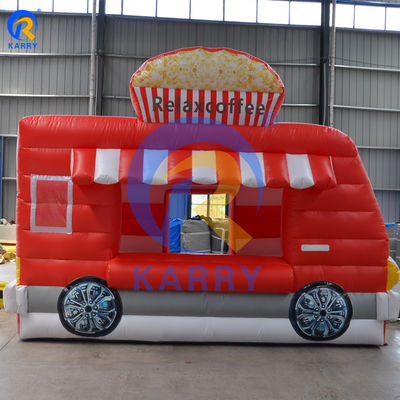 室内用 PVC 商用用 充気式 リラックス型 カフェカー ジャンピング 跳ね返る城 ポップコーンブース