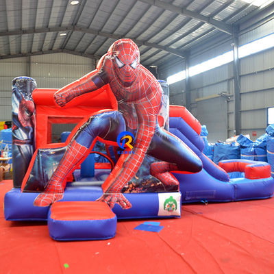 CE認証 ポータブル オーダーメイド スパイダーマン ボンズハウス用 充気式 コンボ 城のスライド
