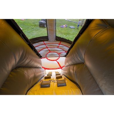 宇宙船 膨らませられるバウンサー 城 乾燥スライド コンボ 子供向け カスタマイズされた色