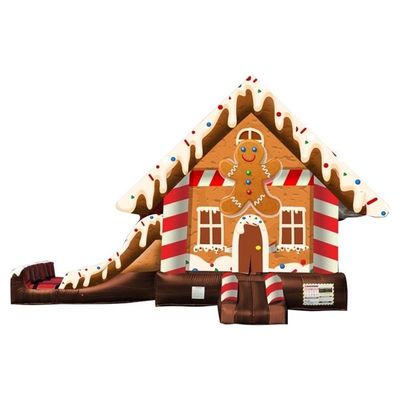 CE認証とポータブル クリスマス 充気バウンサー ジャンピングハウス コンボスライド