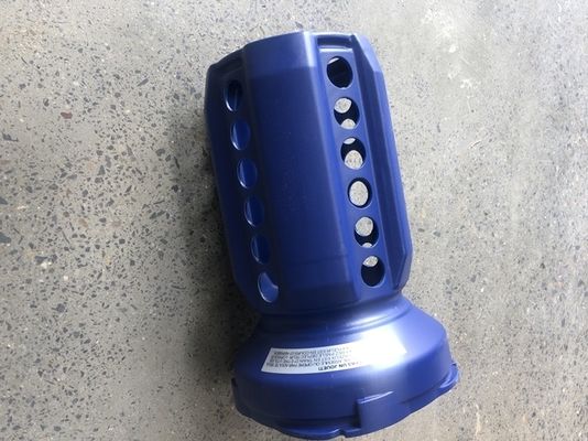 ポータブル ブルー 充氣式 城 水/乾燥 スライド 障害物 公園 吹風機とデフレーター