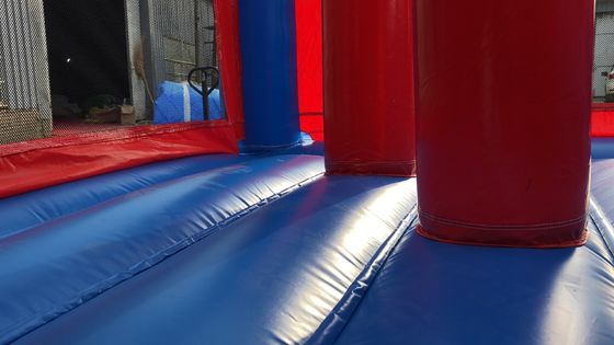 14年超ヒーロースパイダーマン 膨らませられる跳ね上がる家 水スライドプール プールデザイン