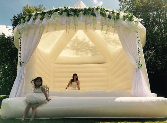 結婚式 ホワイトバウンシー・キャッスル 充気式ジャンプキャッスル 海上修理キット 大人
