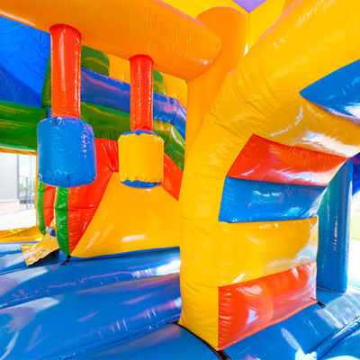 子供のピエロ 膨らませられるバウンサー スライド付き屋外遊び場 海上/航空販売で送料