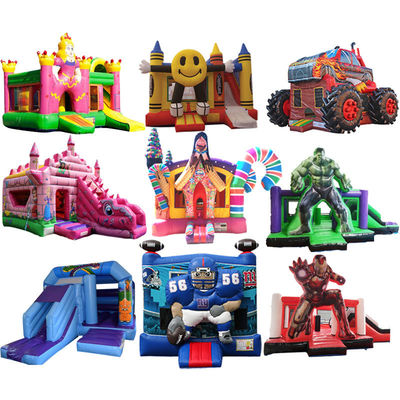 OEM プロフェッショナル OEM サービス カラフル 充気式 ジャンピング ボンサー ハウス 子供のための城