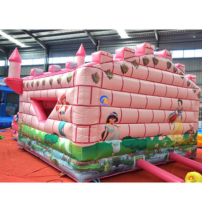 可愛いプリンセス城 子供のための充電式バウンサー 遊戯公園でジャンプ