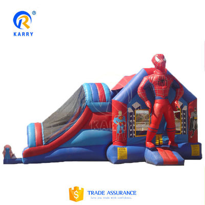 人気市場 スパイダーマン 充気型城 ジャンピング コンボ カスタマイズされたサービス
