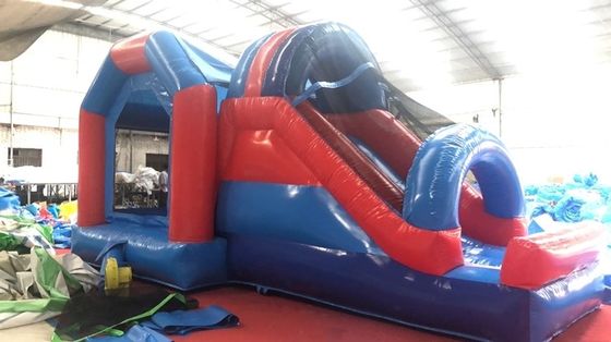 4*7*3.5mまたはカスタマイズされたサイズ スパイダーマン 充気式ジャンプキャッスル パーティのためのスライド コンボ