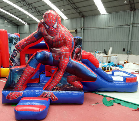 海上/空中 送料 PVC スパイダーマン スライド コンボ付き 充気式 跳ね返り屋