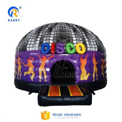 楽しいディスコドーム 膨張式バウンサー EN14960 認定 Fun Bouncy Castle for Kids