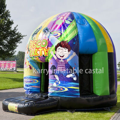 楽しいディスコドーム 膨張式バウンサー EN14960 認定 Fun Bouncy Castle for Kids