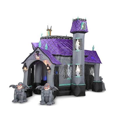 ポータブル ハロウィーン テーマ 膨らませられる 幽霊 跳ね返る 家 大人の 娯楽