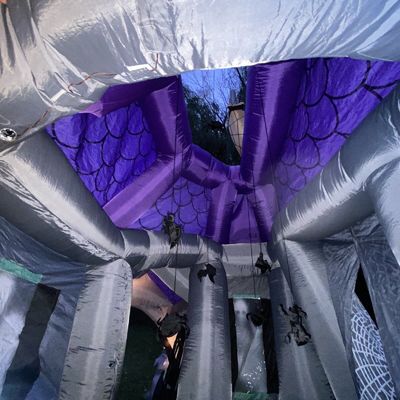 ポータブル ハロウィーン テーマ 膨らませられる 幽霊 跳ね返る 家 大人の 娯楽