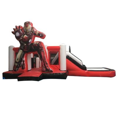 KR-BH610 スーパーヒーロー 3D スパイダーマン キッズ 充気バウンサー ジャンピングキャッスル