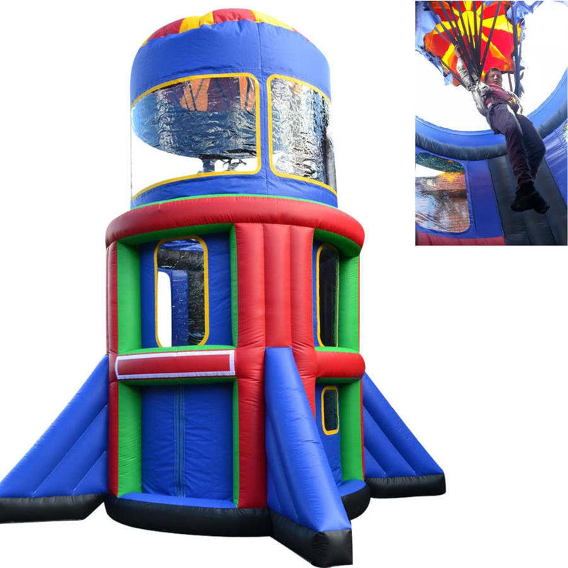 充気ロケット 空中冒険 パラシュートライド ゲーム 公園やビジネス レンタル